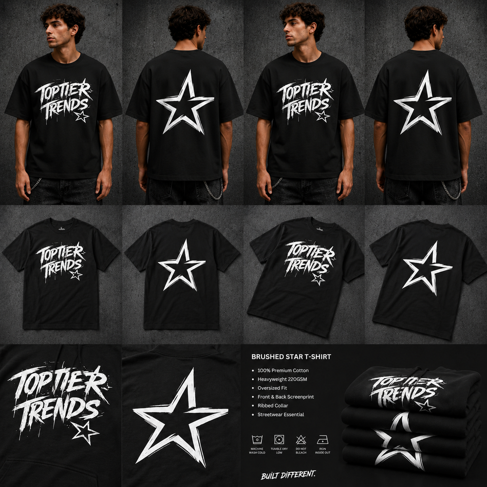 Top Tier Trends Original Black Tee